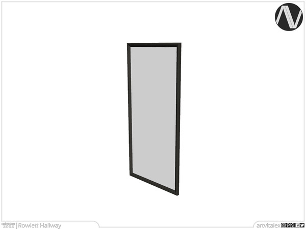 Sims 4 — Rowlett Mirror by ArtVitalex — Hallway Collection | All rights reserved | Belong to 2022 ArtVitalex@TSR - Custom