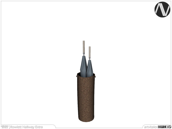Sims 4 — Rowlett Umbrella Holder by ArtVitalex — Hallway Collection | All rights reserved | Belong to 2022 ArtVitalex@TSR
