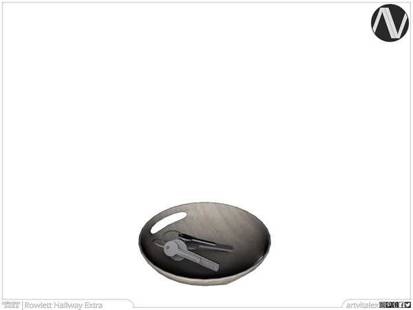 Sims 4 — Rowlett Key Bowl by ArtVitalex — Hallway Collection | All rights reserved | Belong to 2022 ArtVitalex@TSR -