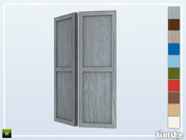Sims 4 — Kafenes Shutter Counter Closed by Mutske — Part of the construtionset Kafenes. Made by Mutske@TSR.