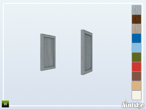 Sims 4 — Kafenes Shutter Privat Open by Mutske — Part of the construtionset Kafenes. Made by Mutske@TSR.