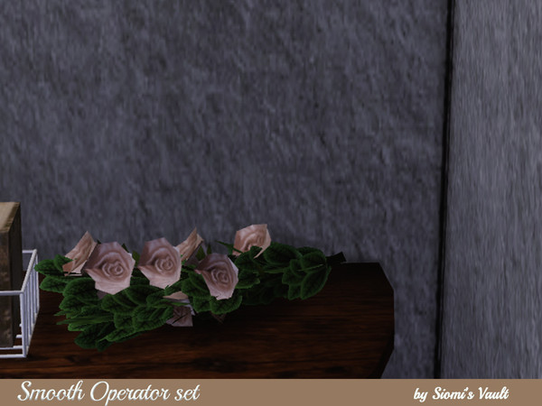 Sims 4 — Smooth Operator set flowers by siomisvault — I bet you have seen this flowers on Florence's pics yes here they