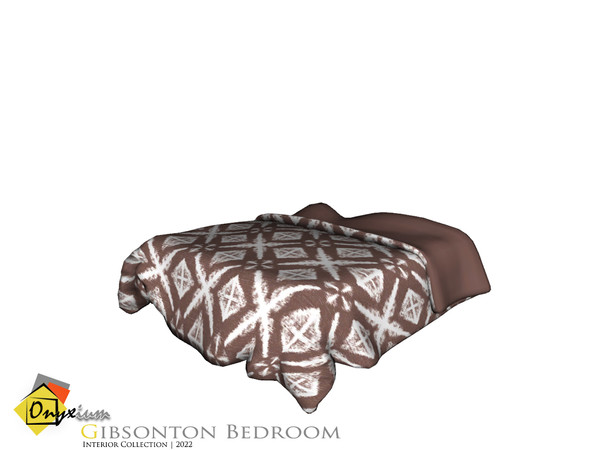 Sims 3 — Gibsonton Bed Blanket by Onyxium — Onyxium@TSR Design Workshop Bedroom Collection | Belong To The 2022 Year