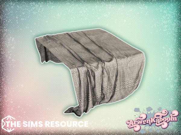 Sims 4 — Arteana - Blanket by ArwenKaboom — Base game objects in multiple recolors. Find all items by searching