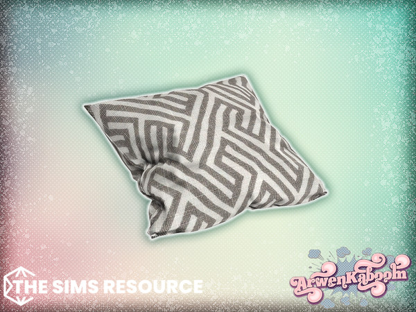Sims 4 — Arteana - Cushion by ArwenKaboom — Base game objects in multiple recolors. Find all items by searching