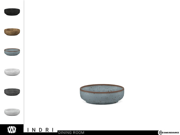 Sims 4 — Indri Bowl by wondymoon — - Indri Dining Room - Bowl - Wondymoon|TSR - Creations'2022