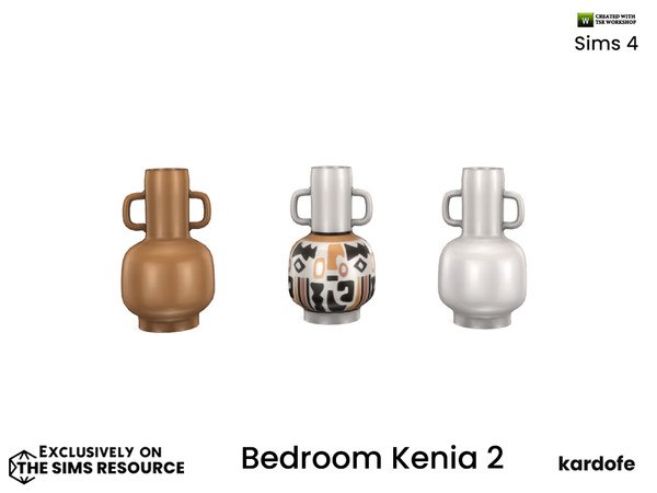 Sims 4 — kardofe_Bedroom Kenia_Vase 2 by kardofe — Decorative vase in three colour options