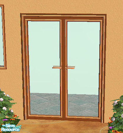 Sims 2 — Luxury 2-tile Glass Door diagonal by chrissy6930 — Diagonal version of Luxury 2-tile Glass Door from this set.