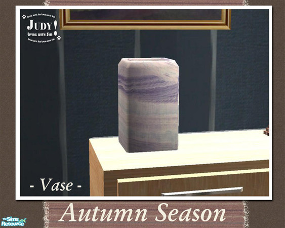 Sims 2 — Judy Autumn Living Room - Vase by judyhugsnoopy — A new recolor set to welcome Autumn Season. You must need to