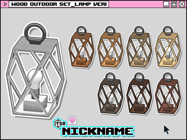 Sims 4 — wood outdoor set_lamp ver1 by NICKNAME_sims4 — wood outdoor set 10 package files. wood outdoor set_bar wood