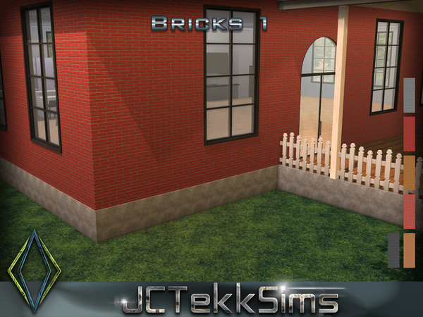 Sims 4 — Bricks 1 by JCTekkSims — Created by JCTekkSims.