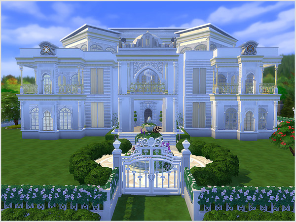 Sims 4 — Mardius by ayasis — The house is suitable for the life of 11 people. Lot size : 64x64 Enjoy your home Good games