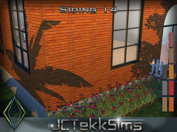 Sims 4 — Siding 14 by JCTekkSims — Created by JCTekkSims.