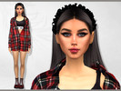 Sims 4 — Lila Schaffer by Miwilovey — * no slider were used * download all the CC (see in Required). Please do not modify