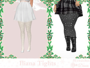 Sims 4 — Iliana Tights by Dissia — Cute stars pattern tights :) Available in 50 swatches