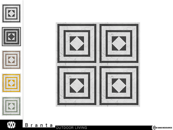 Sims 4 — Branta Floor by wondymoon — - Branta Outdoor Living - Floor - Wondymoon|TSR - Creations'2022