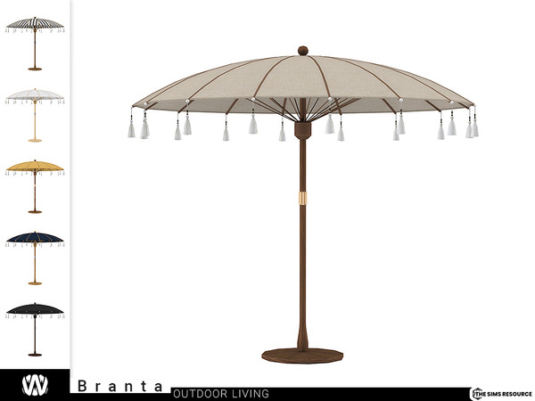 Sims 4 — Branta Garden Umbrella by wondymoon — - Branta Outdoor Living - Garden Umbrella - Wondymoon|TSR - Creations'2022