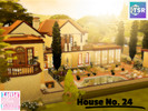 Sims 4 — House No. 24 by LittleLadyShunny — A beautiful villa with an amazing patio.