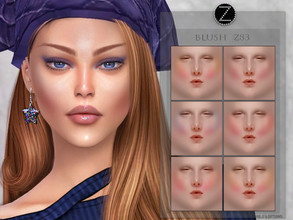 Sims 4 — BLUSH Z83 by ZENX — -Base Game -All Age -For Female -6 colors -Works with all of skins -Compatible with HQ mod