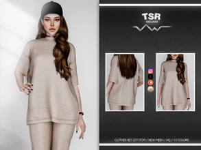 Sims 4 — CLOTHES SET-277 (TOP) BD816 by busra-tr — 10 colors Adult-Elder-Teen-Young Adult For Female Custom thumbnail