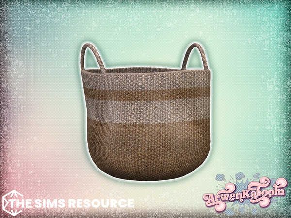 Sims 4 — Innaley - Basket by ArwenKaboom — Base game objects in multiple recolors. Find all objects by searching