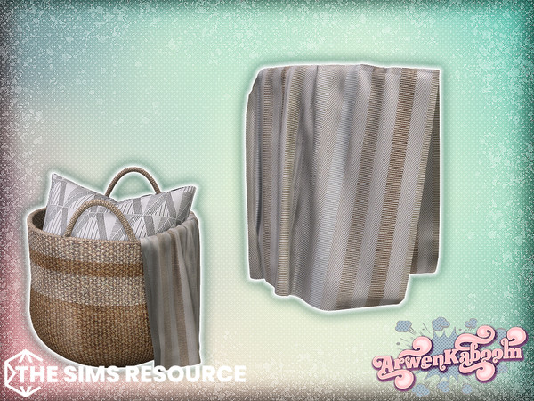 Sims 4 — Innaley - Blanket by ArwenKaboom — Base game objects in multiple recolors. Find all objects by searching