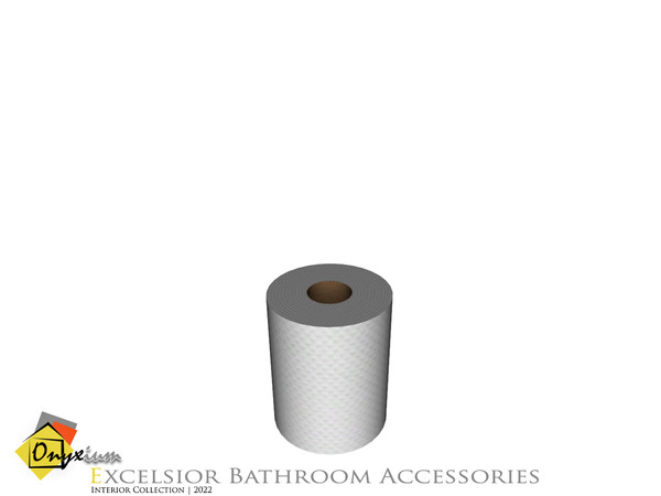 Sims 4 — Excelsior Toilet Paper by Onyxium — Onyxium@TSR Design Workshop Bathroom Collection | Belong To The 2022 Year