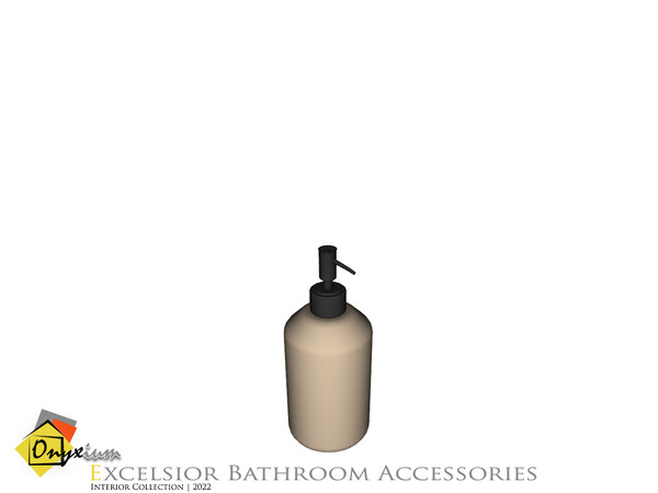Sims 4 — Excelsior Soap Dispenser by Onyxium — Onyxium@TSR Design Workshop Bathroom Collection | Belong To The 2022 Year