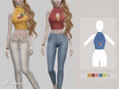 Sims 4 — JEYS-AMPELIO-VEST by jeys20xx — Created for: The Sims 4 Color: 6 All LODs Supports custom editing of clothing