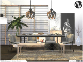 Sims 3 — Brandon Dining Room by ArtVitalex — Dining Room Collection | All rights reserved | Belong to 2022 ArtVitalex@TSR