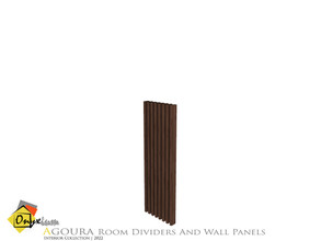 Sims 4 — Agoura Wall Panel Short by Onyxium — Onyxium@TSR Design Workshop Interior Decoration Collection | Belong To The