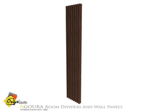 Sims 4 — Agoura Wall Panel Tall by Onyxium — Onyxium@TSR Design Workshop Interior Decoration Collection | Belong To The