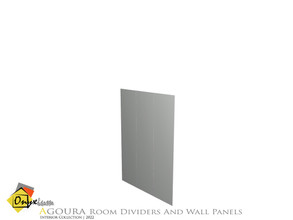 Sims 4 — Agoura Wall Panel Short by Onyxium — Onyxium@TSR Design Workshop Interior Decoration Collection | Belong To The