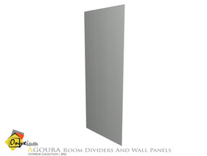 Sims 4 — Agoura Wall Panel Tall by Onyxium — Onyxium@TSR Design Workshop Interior Decoration Collection | Belong To The