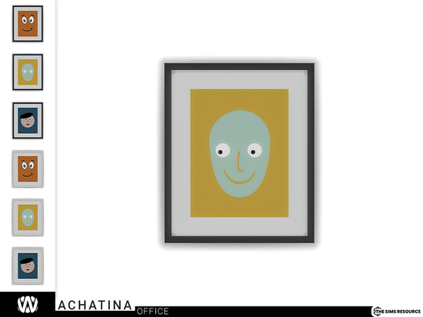 Sims 4 — Achatina Painting I by wondymoon — - Achatina Office - Painting I - Wondymoon|TSR - Creations'2022