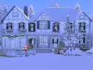Sims 4 — White Christmas by AudreyPetit — Have a magical White Christmas in this home for a family with two kids,