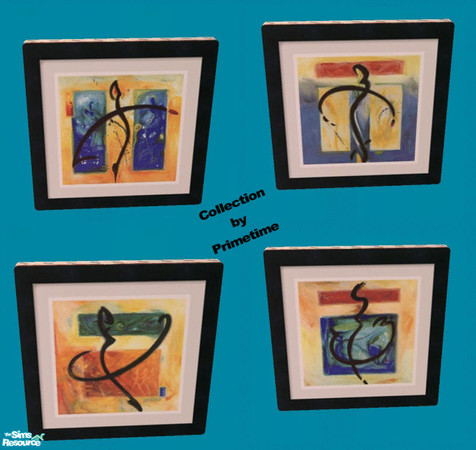 Sims 2 — PT A.A. Gockel Moved by the Music by Primetime024 — This collection features 4 brightly colored musical