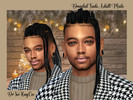 Sims 4 — Dreaded Fade Adult Male ~ Base Combatible by drteekaycee — This debonair natural style for your adult male is
