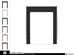 Sims 4 — Chelonia Mirror by wondymoon — - Chelonia Living Room - Mirror - Wondymoon|TSR - Creations'2022