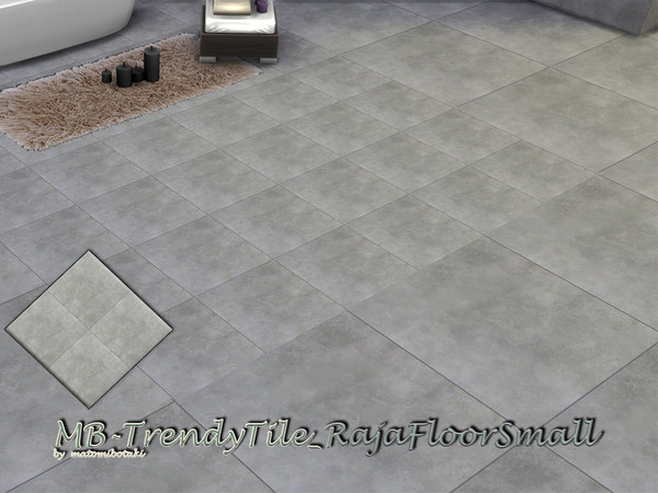 Sims 4 — MB-TrendyTile_RajaFloorSmall by matomibotaki — MB-TrendyTile_RajaFloorSmall Elegant tile set with 5 coordinated