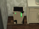 Sims 4 — Cow Series Nano Trash Can by SinSimmie — This is a recolor of the Base Game nano trash can. My first ever