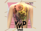 Sims 4 — Watercolor Tattoo by vividchaos — ♡˗ˏ✎*ೃ˚ :item info: :