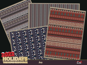 Sims 4 — Joy by evi — Festive rugs for merry moments