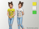 Sims 4 — Safari T-shirt by Summer_Sims2 — 3 colors T-shirt Children
