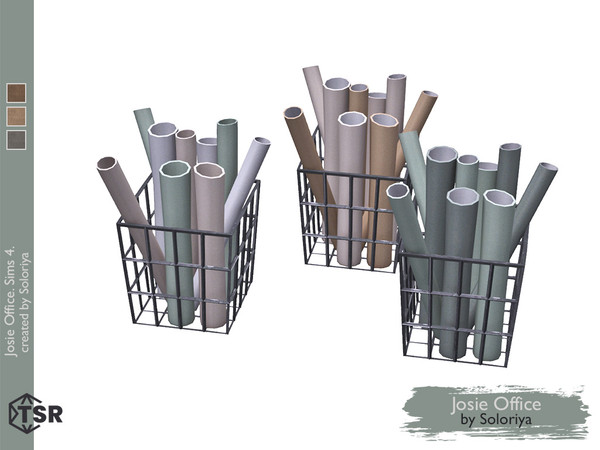 Sims 4 — Josie Office. Papers, v1 by soloriya — Papers, version one. Part of Josie Office set. 3 color variations.