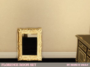 Sims 4 — Florence Room Mirror by siomisvault — A mirror for your floor and roooom of course. I hope you like it! Thank