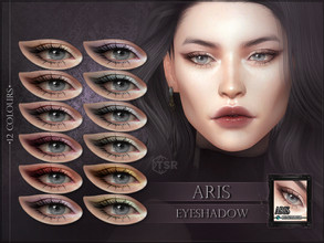 Sims 4 — Aris Eyeshadow by RemusSirion — Aris, eyeshadow in mostly subtle colours eyeshadow category 12 colours female,