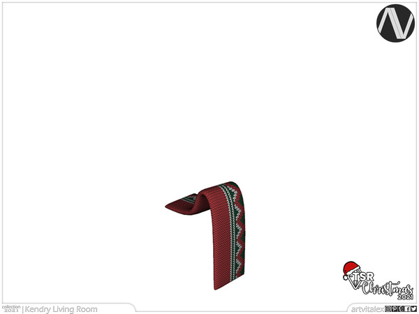 Sims 3 — Kendry Bergere Blanket by ArtVitalex — Christmas Collection | All rights reserved | Belong to 2022