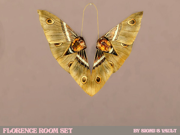 Sims 4 — Florence Room Wall Decor #03 by siomisvault — The wall decor #03 is adorable I said were butterflies but I think