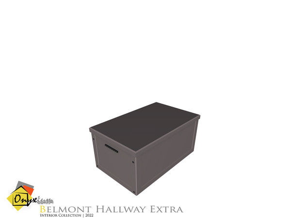 Sims 4 — Belmont Storage Box by Onyxium — Onyxium@TSR Design Workshop Hallway Collection | Belong To The 2022 Year
